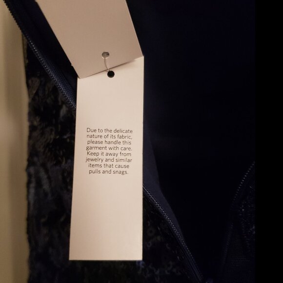 WHBM Sleeveless Blue Sequin Sheath Dress Sz 2 Party NWT White House Black Market - Picture 14 of 15